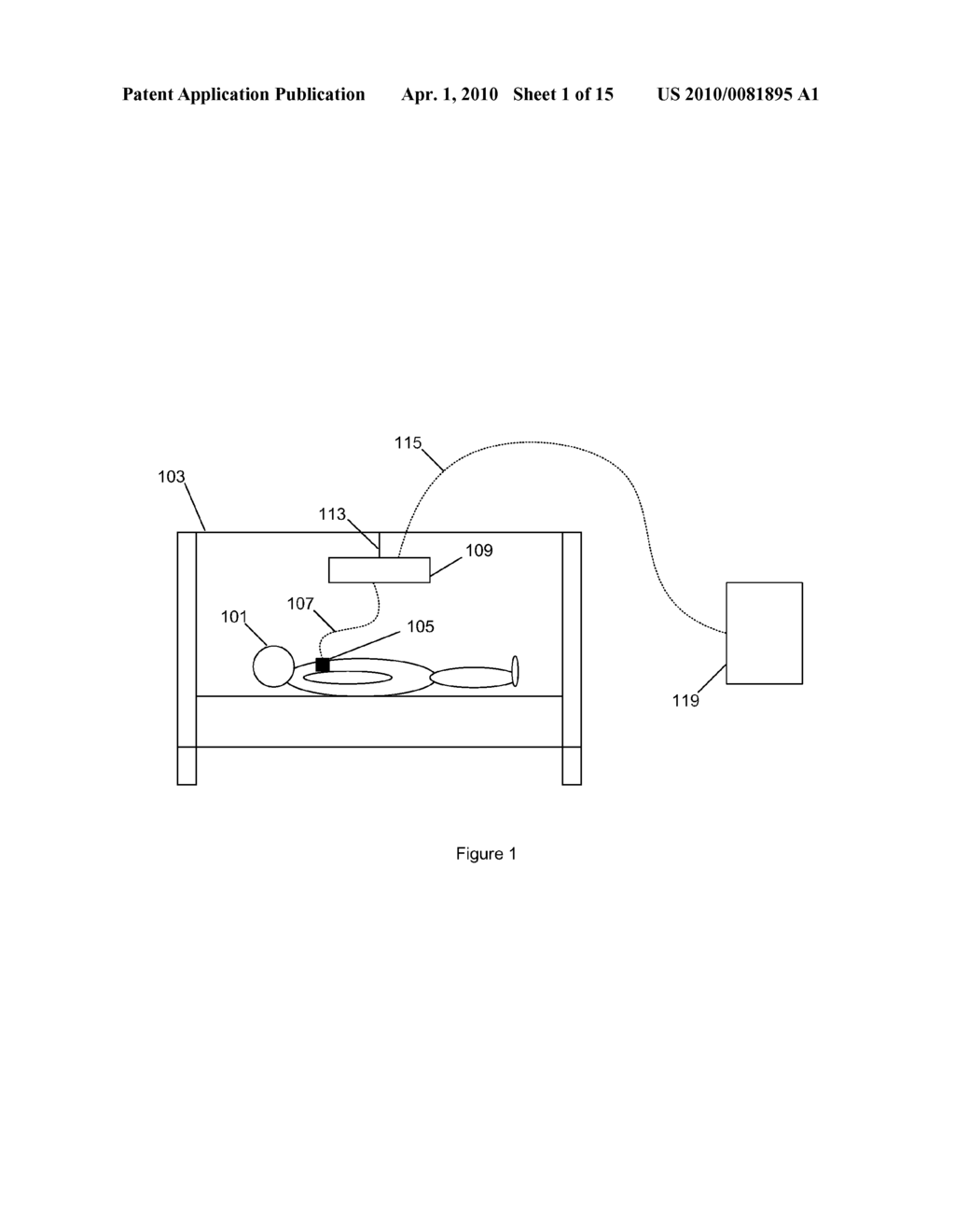 WIRELESS MEDICAL TELEMETRY SYSTEM AND METHODS USING RADIO FREQUENCY ENERGIZED BIOSENSORS - diagram, schematic, and image 02