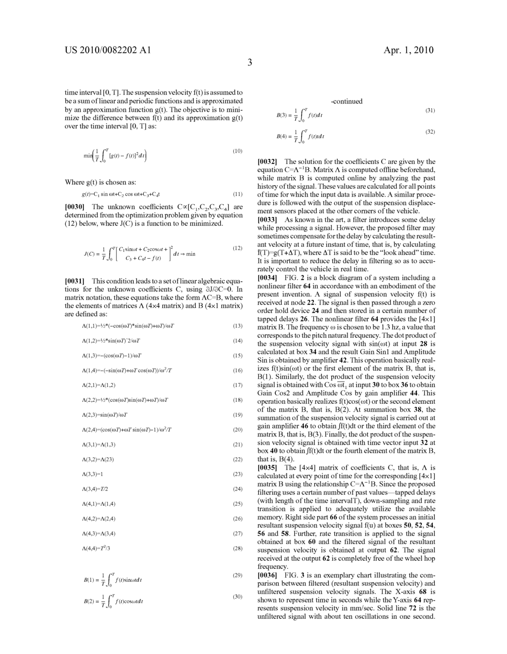 NONLINEAR FREQUENCY DEPENDENT FILTERING FOR VEHICLE RIDE/STABILITY CONTROL - diagram, schematic, and image 09