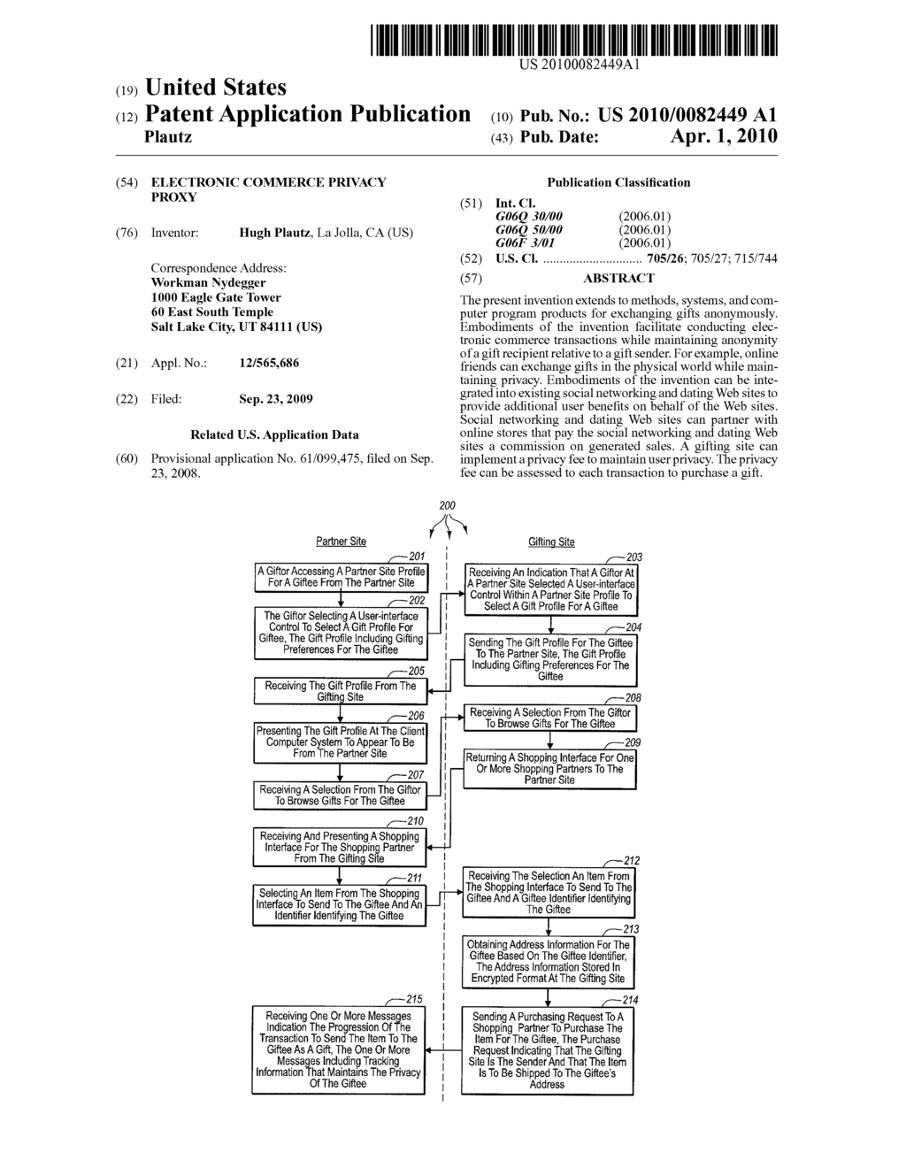 ELECTRONIC COMMERCE PRIVACY PROXY - diagram, schematic, and image 01