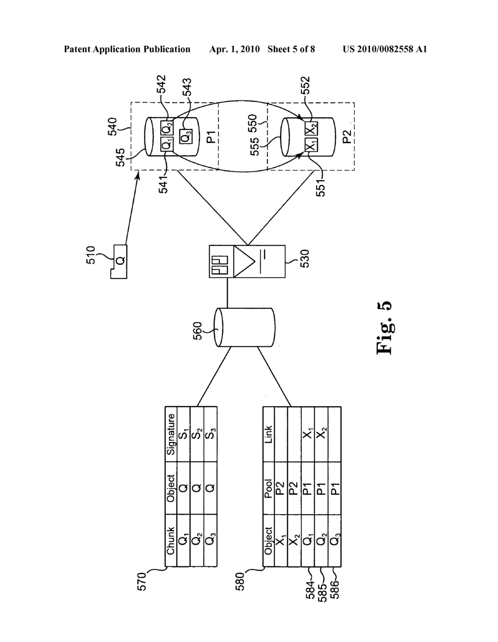 POLICY-BASED SHARING OF REDUNDANT DATA ACROSS STORAGE POOLS IN A DEDUPLICATING SYSTEM - diagram, schematic, and image 06