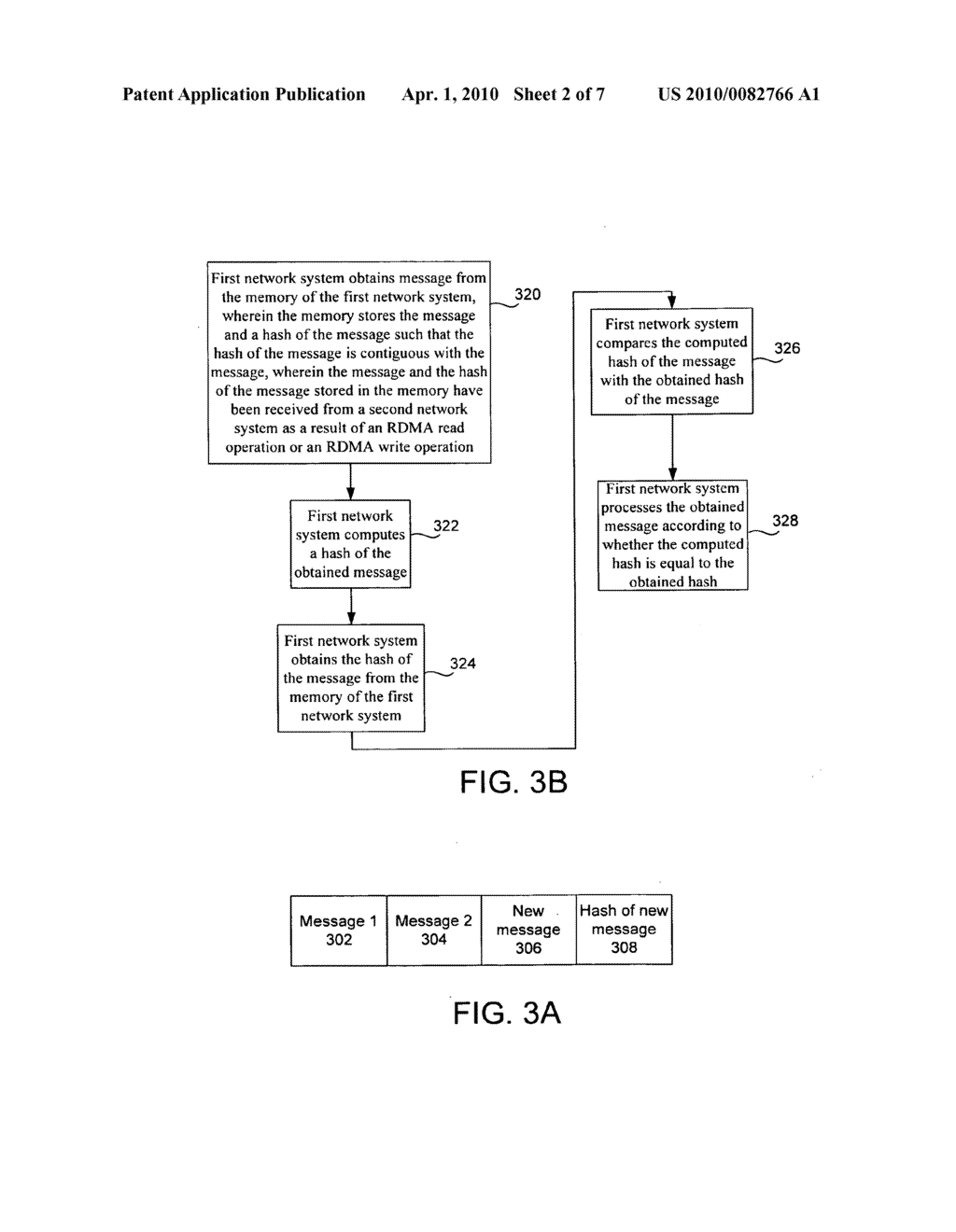 RELIABLE RECEPTION OF MESSAGES WRITTEN VIA RDMA USING HASHING - diagram, schematic, and image 03