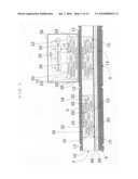 Tape-form communication sheet and information processing device using the tape-form diagram and image