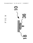 Tape-form communication sheet and information processing device using the tape-form diagram and image