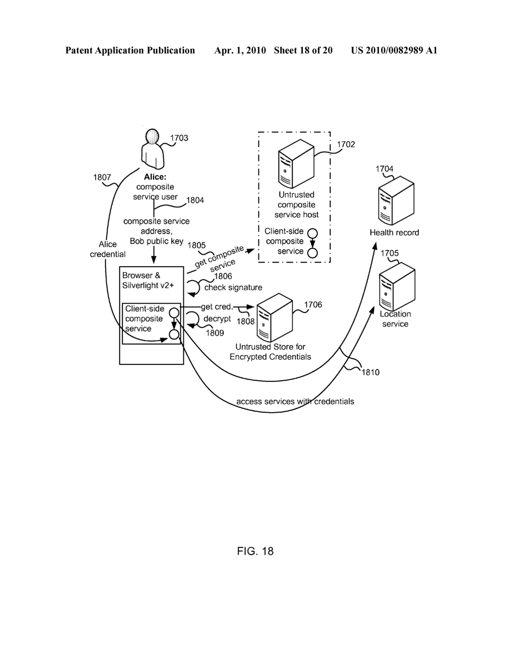 Storing Composite Services on Untrusted Hosts - diagram, schematic, and image 19