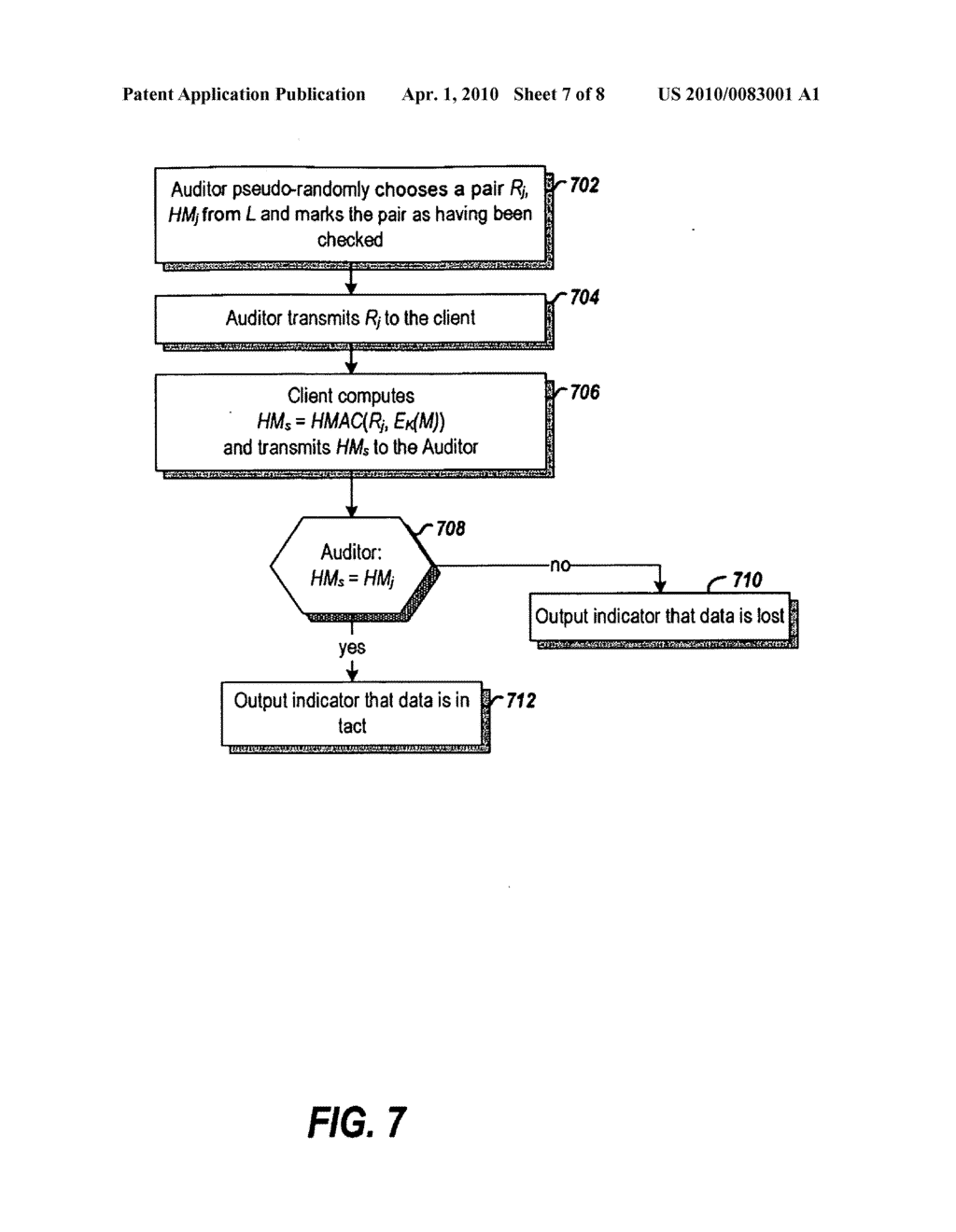 Auditor Assisted Extraction And Verification Of Client Data Returned From A Storage Provided While Hiding Client Data From The Auditor - diagram, schematic, and image 08