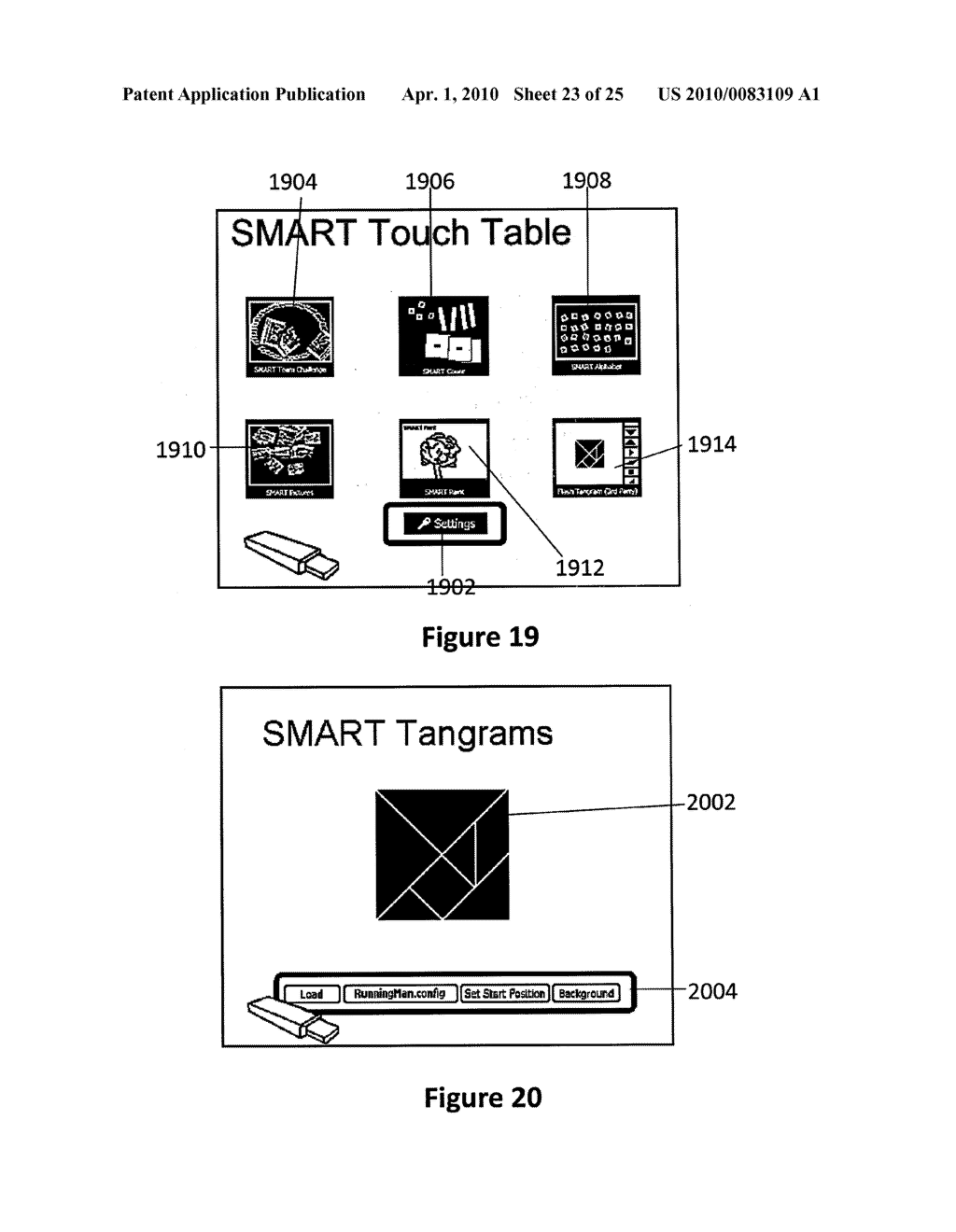 METHOD FOR HANDLING INTERACTIONS WITH MULTIPLE USERS OF AN INTERACTIVE INPUT SYSTEM, AND INTERACTIVE INPUT SYSTEM EXECUTING THE METHOD - diagram, schematic, and image 24