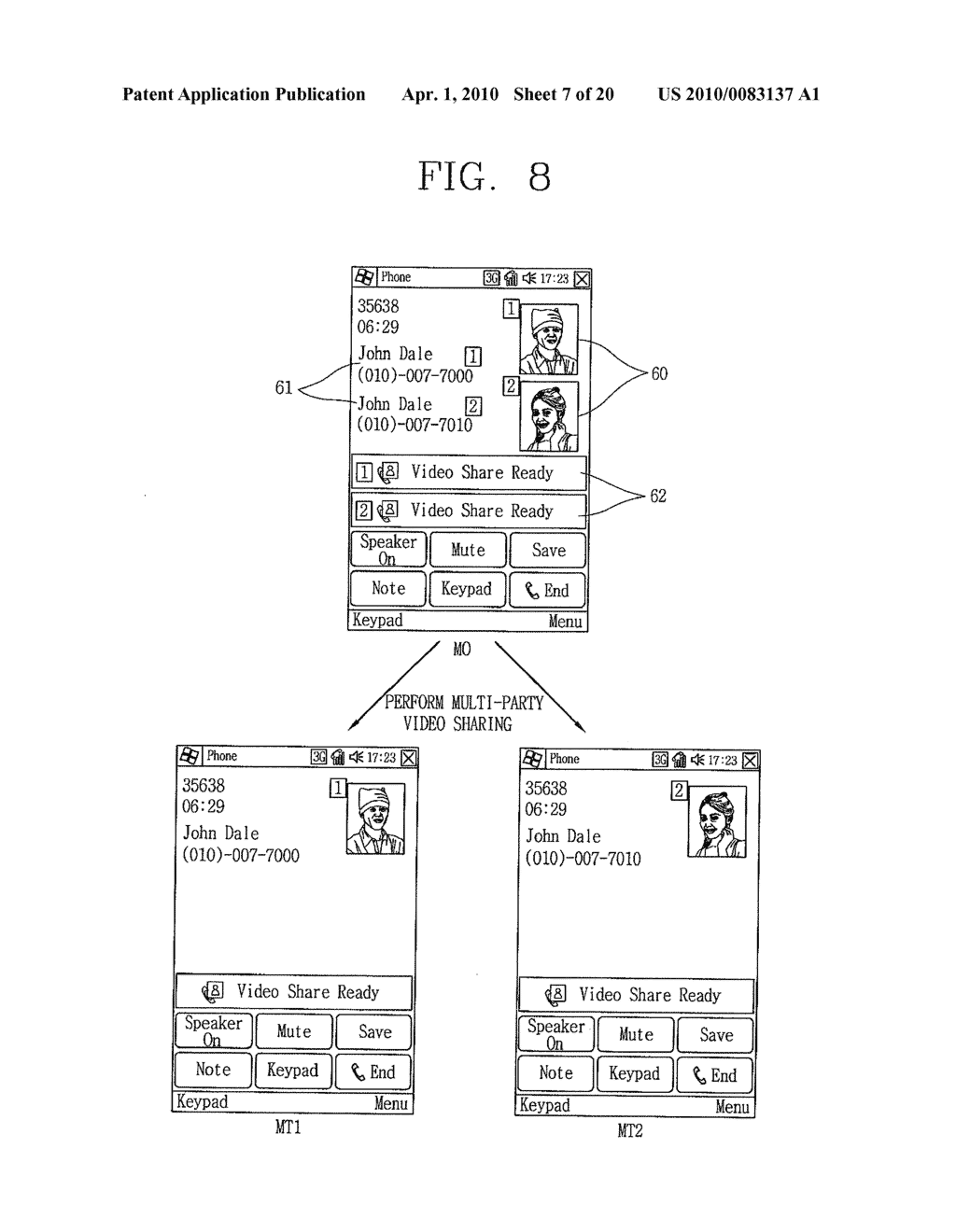 MOBILE TERMINAL AND VIDEO SHARING METHOD THEREOF - diagram, schematic, and image 08