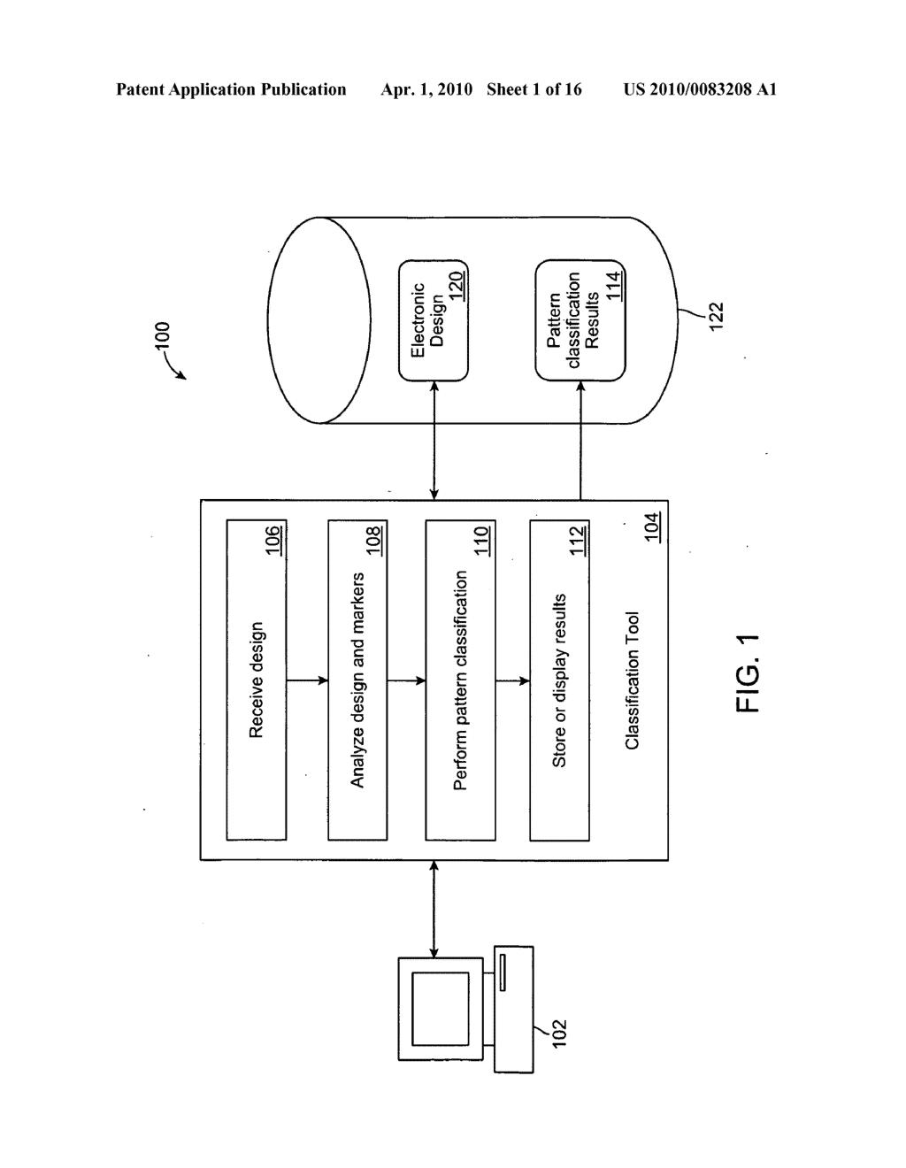 METHOD AND SYSTEM FOR PERFORMING PATTERN CLASSIFICATION OF PATTERNS IN INTEGRATED CIRCUIT DESIGNS - diagram, schematic, and image 02
