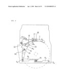 Storage medium carrying mechanism in storage medium reproducing apparatus or storage medium recording/reproducing apparatus diagram and image