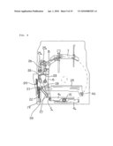 Storage medium carrying mechanism in storage medium reproducing apparatus or storage medium recording/reproducing apparatus diagram and image