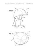 BREATHABLE HELMET DESIGN WITH INNER SPRING/FLUID BIASING OR CUSHIONING SUPPORT FOR ABSORBING AND REDISTRIBUTING IMPACT FORCES diagram and image