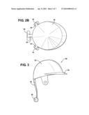 BREATHABLE HELMET DESIGN WITH INNER SPRING/FLUID BIASING OR CUSHIONING SUPPORT FOR ABSORBING AND REDISTRIBUTING IMPACT FORCES diagram and image