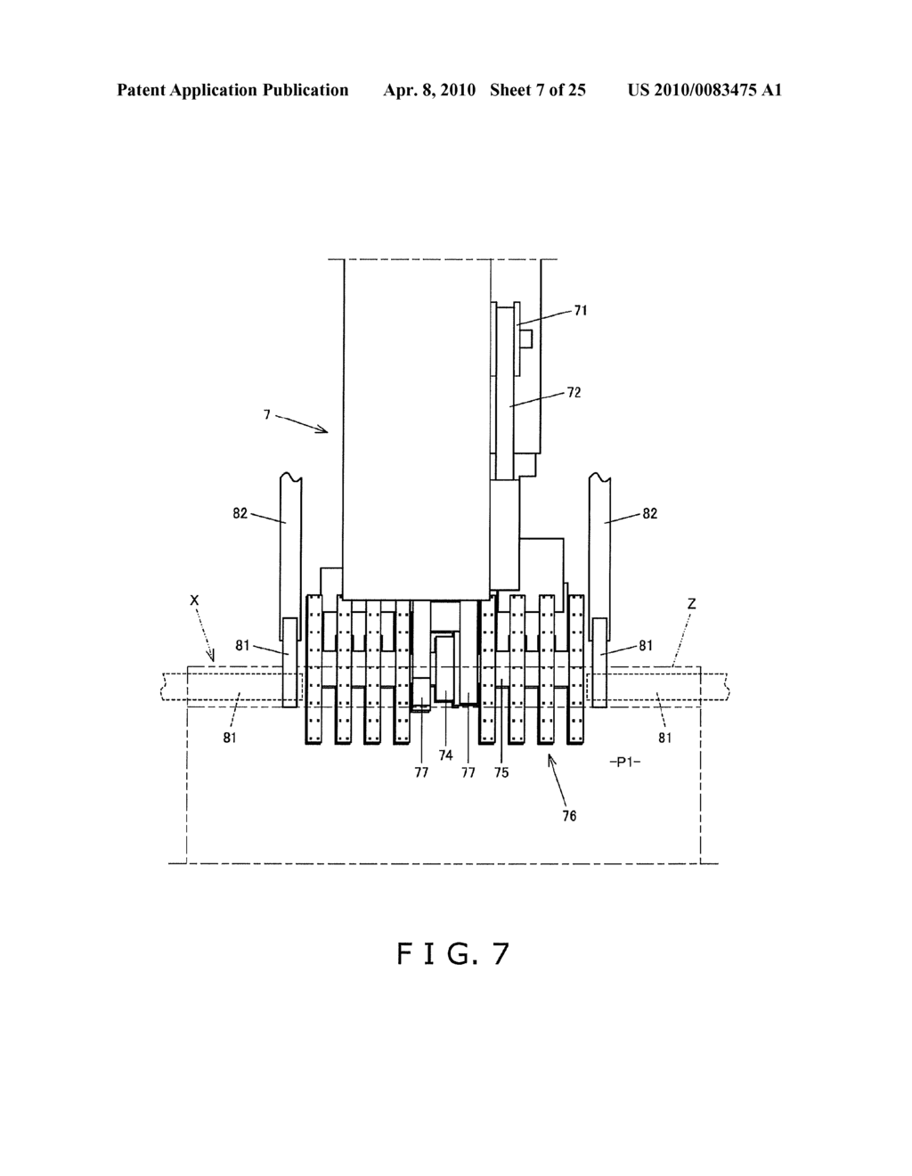 STRIP PACK APPARATUS, AND GRASPER DEVICE AND DEWRINKLER DEVICE USED THEREIN - diagram, schematic, and image 08