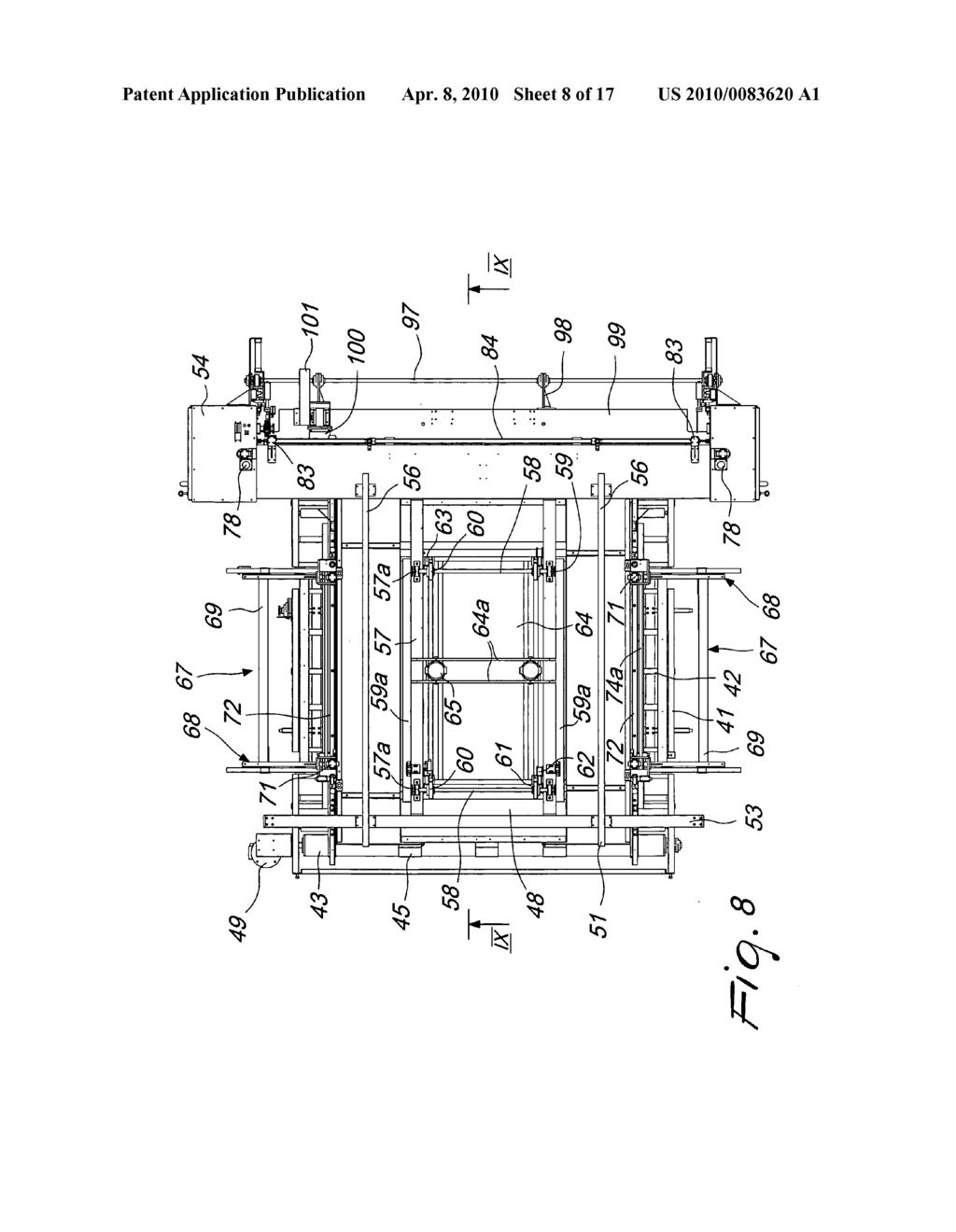 Method and apparatus for packaging a mattress in a package composed of multiple wrappings arranged one inside the other - diagram, schematic, and image 09