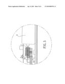 Sledge drive unit with tilt motor-axis diagram and image