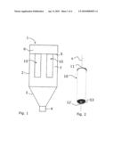 SUPPORT STRUCTURE FOR A FILTER BAG AND A METHOD OF USING THE SUPPORT STRUCTURE diagram and image