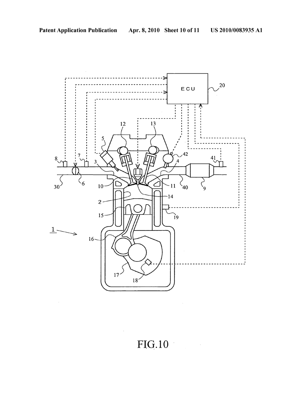 CONTROL SYSTEM FOR INTERNAL COMBUSTION ENGINE - diagram, schematic, and image 11