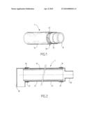 COMPOSITE PIPE DESIGNED TO TRANSPORT, INDISCRIMINATELY, A HYDROCARBON FUEL OR A HYDRAULIC FLUID diagram and image