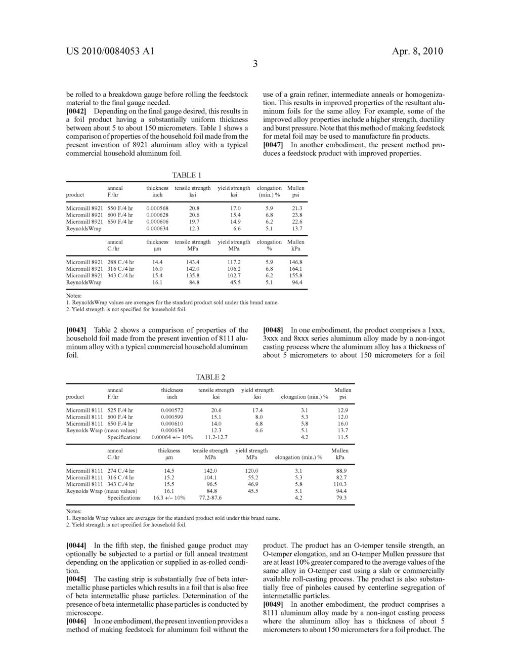 FEEDSTOCK FOR METAL FOIL PRODUCT AND METHOD OF MAKING THEREOF - diagram, schematic, and image 07