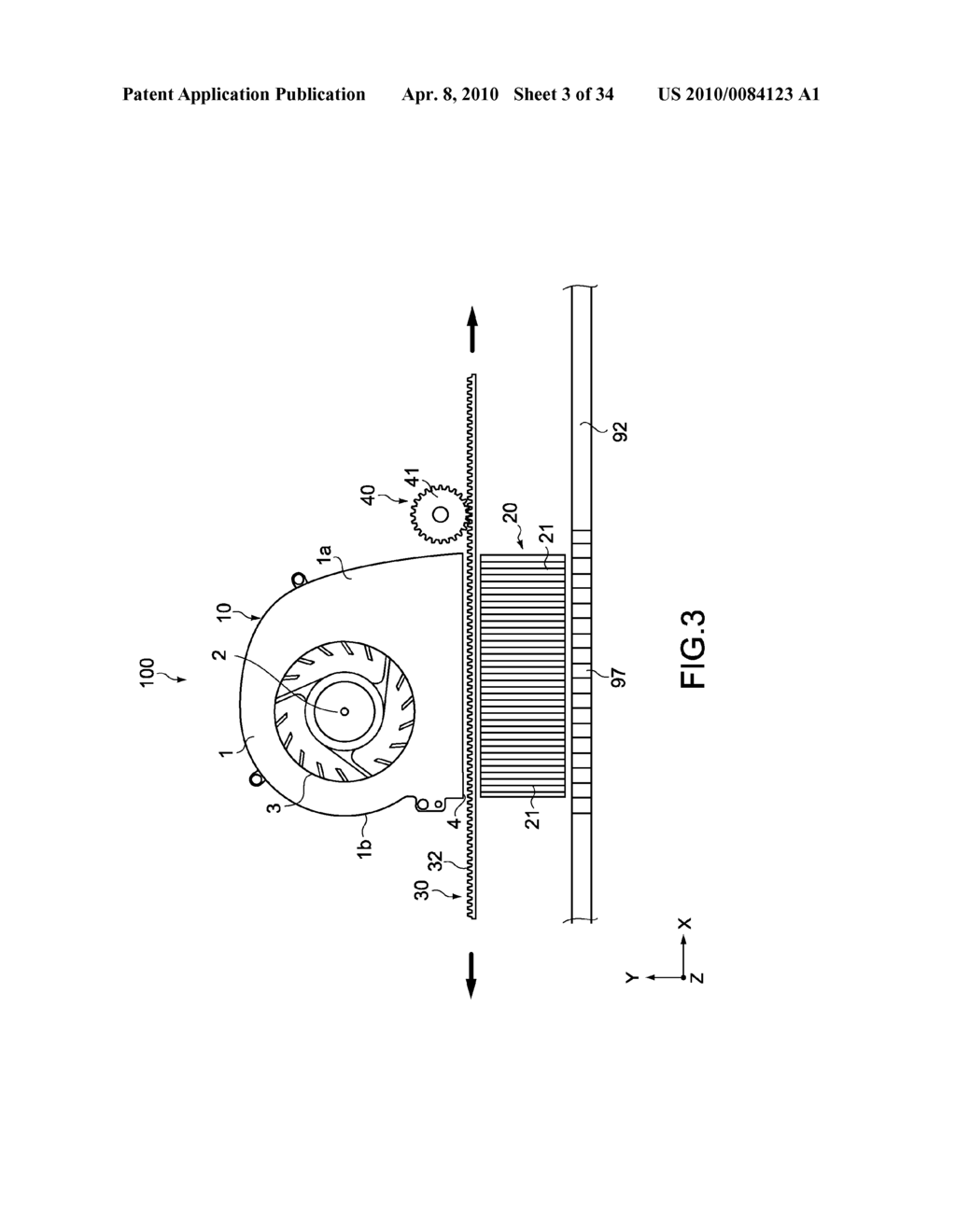 COOLING APPARATUS, ELECTRONIC APPARATUS, AND BLOWER APPARATUS - diagram, schematic, and image 04