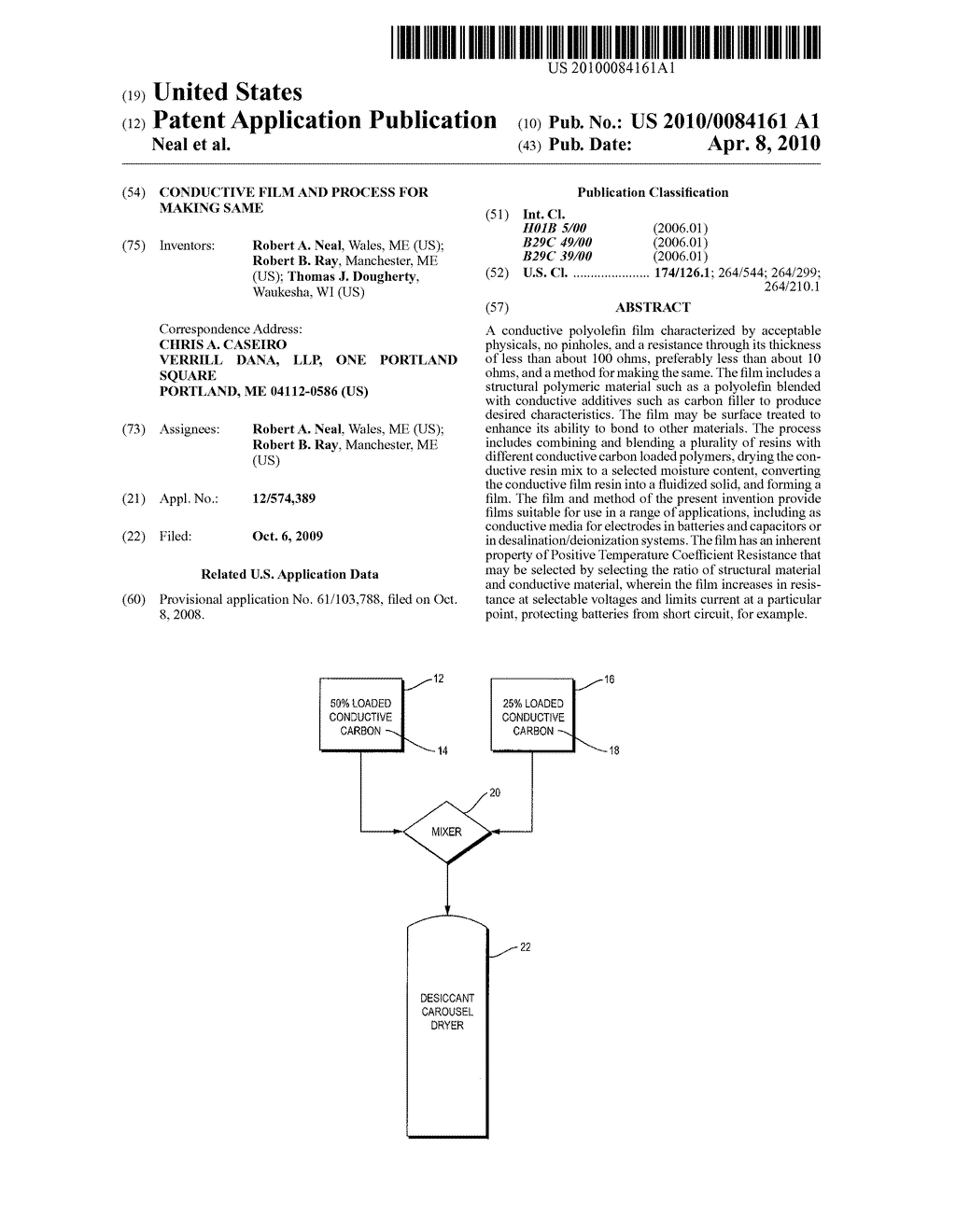 CONDUCTIVE FILM AND PROCESS FOR MAKING SAME - diagram, schematic, and image 01