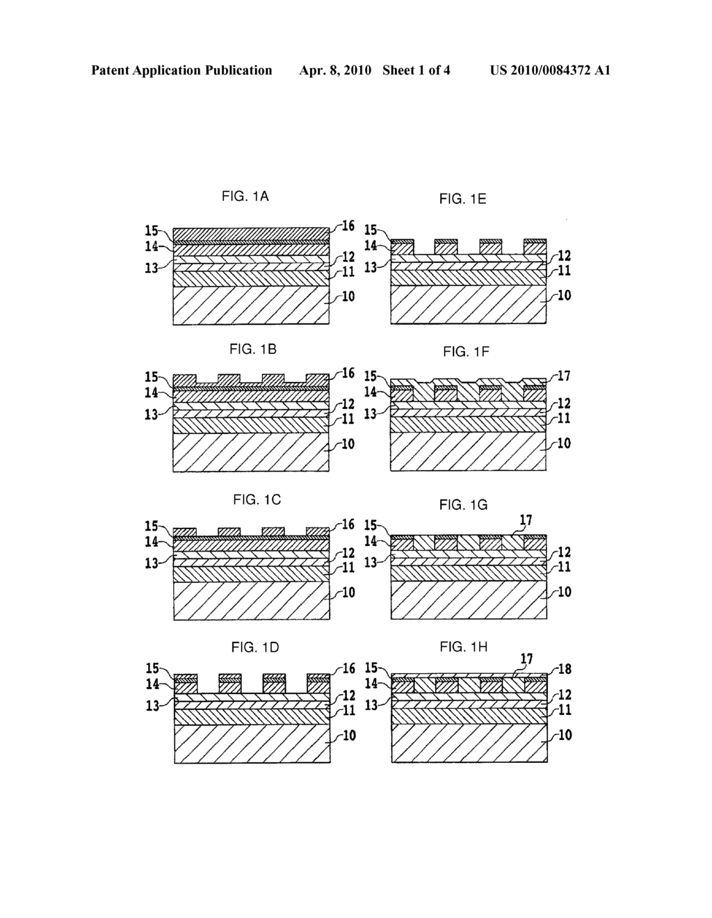 METHOD FOR FORMING A CONCAVO-CONVEX PATTERN AND A METHOD OF MANUFACTURING A PATTERNED MEDIUM TYPE MAGNETIC RECORDING MEDIUM - diagram, schematic, and image 02