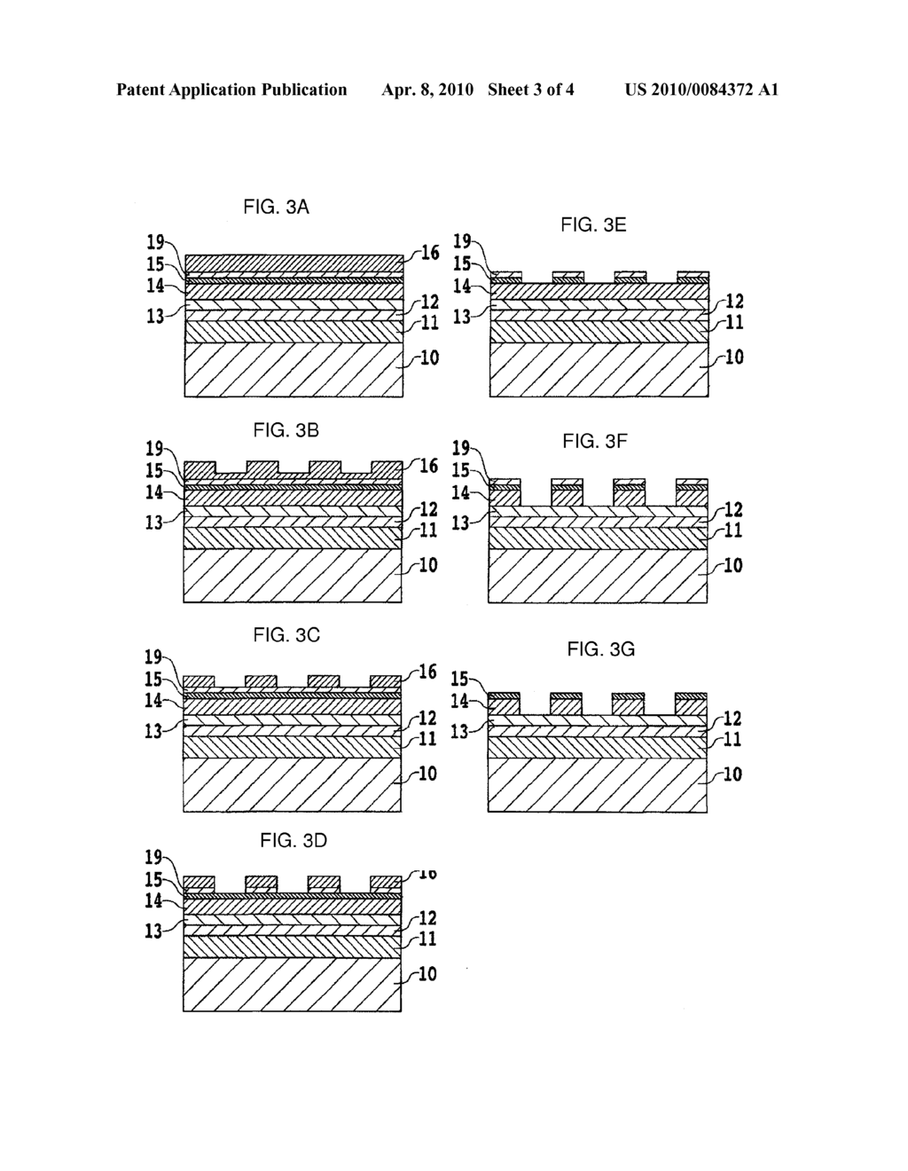 METHOD FOR FORMING A CONCAVO-CONVEX PATTERN AND A METHOD OF MANUFACTURING A PATTERNED MEDIUM TYPE MAGNETIC RECORDING MEDIUM - diagram, schematic, and image 04