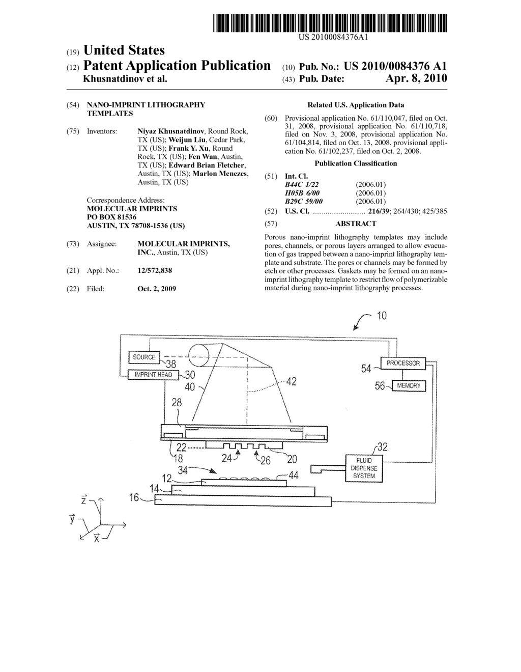 NANO-IMPRINT LITHOGRAPHY TEMPLATES - diagram, schematic, and image 01