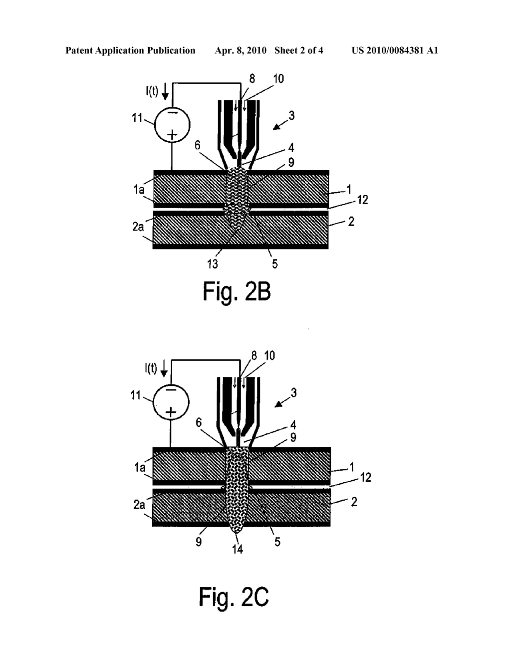 PROCESS FOR THE PLASMA SPOT WELDING OF SURFACE-TREATED WORKPIECES AND PLASMA TORCH - diagram, schematic, and image 03