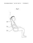 Lightweight Sitting Stretcher diagram and image