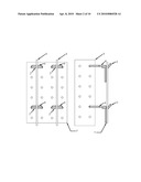 PEGBOARD SWINGING PANEL ATTACHMENT DEVICE diagram and image