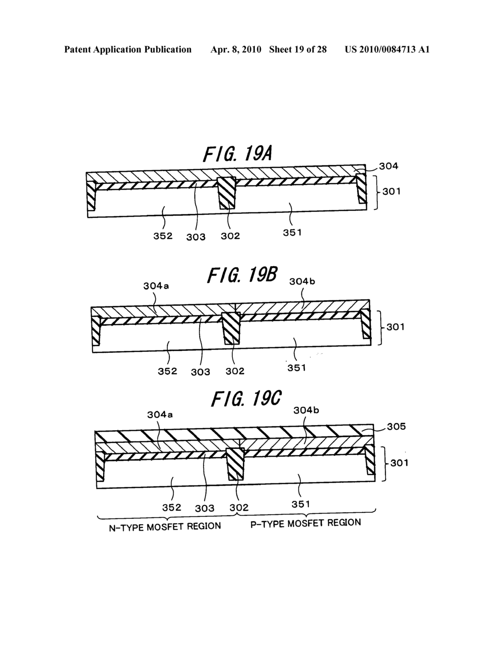 Semiconductor device manufacturing method and semiconductor device - diagram, schematic, and image 20