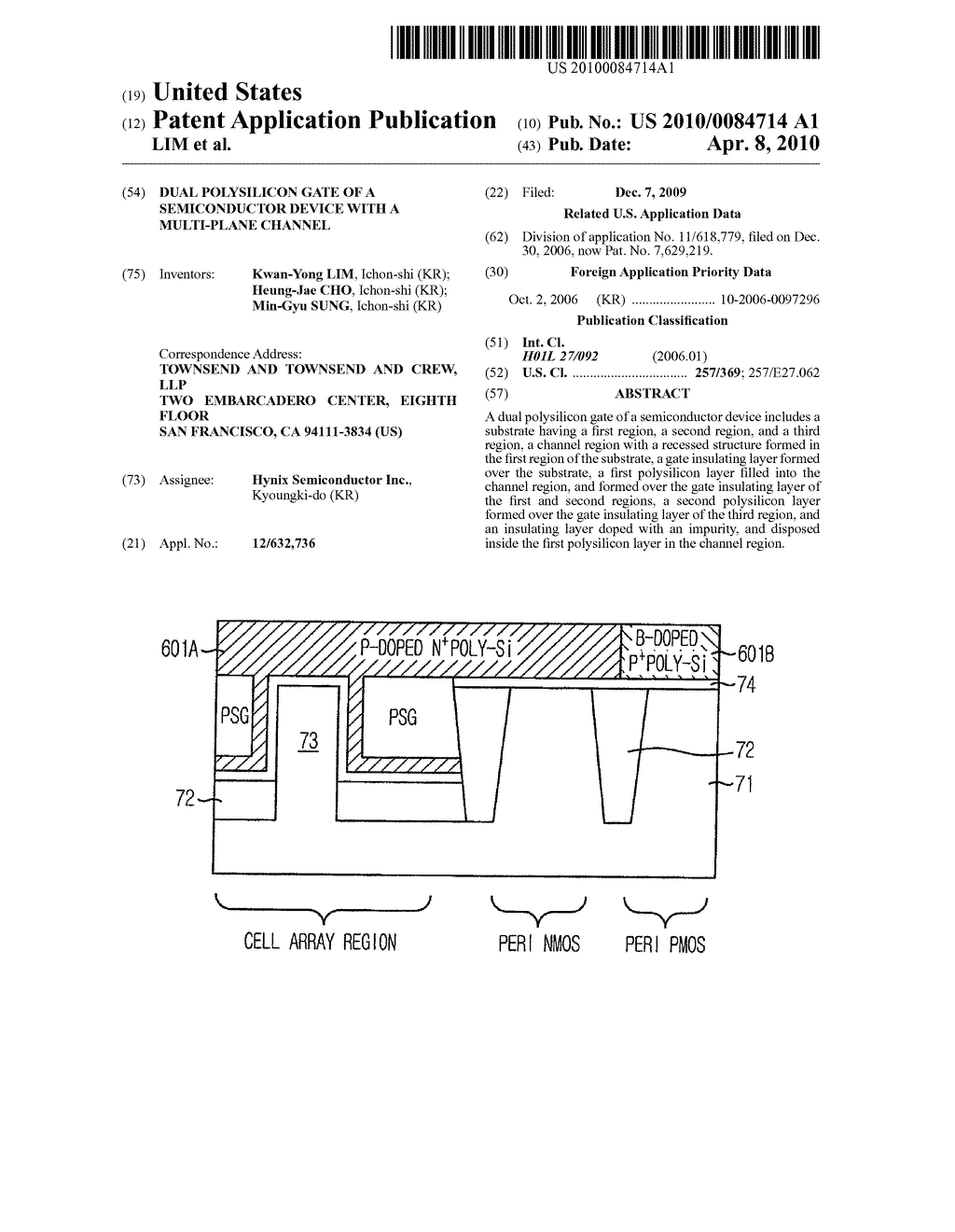 DUAL POLYSILICON GATE OF A SEMICONDUCTOR DEVICE WITH A MULTI-PLANE CHANNEL - diagram, schematic, and image 01