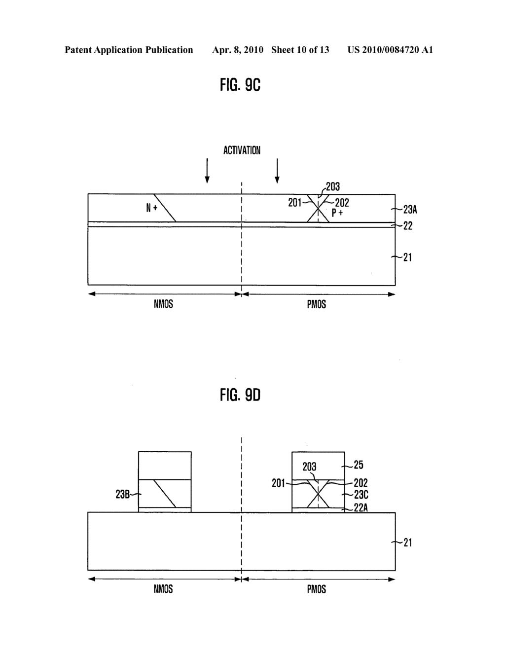 Gate in semiconductor device and method of fabricating the same - diagram, schematic, and image 11