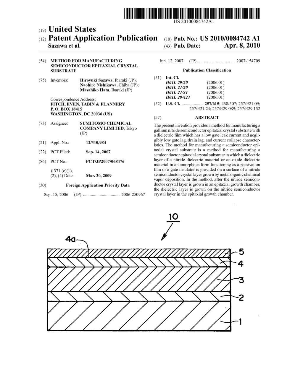 Method for manufacturing semiconductor epitaxial crystal substrate - diagram, schematic, and image 01