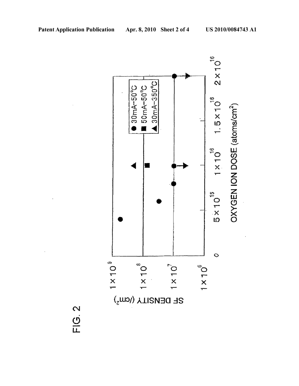 METHOD FOR REDUCING CRYSTAL DEFECT OF SIMOX WAFER AND SIMOX WAFER - diagram, schematic, and image 03