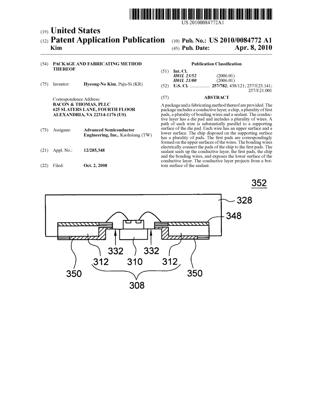 Package and fabricating method thereof - diagram, schematic, and image 01