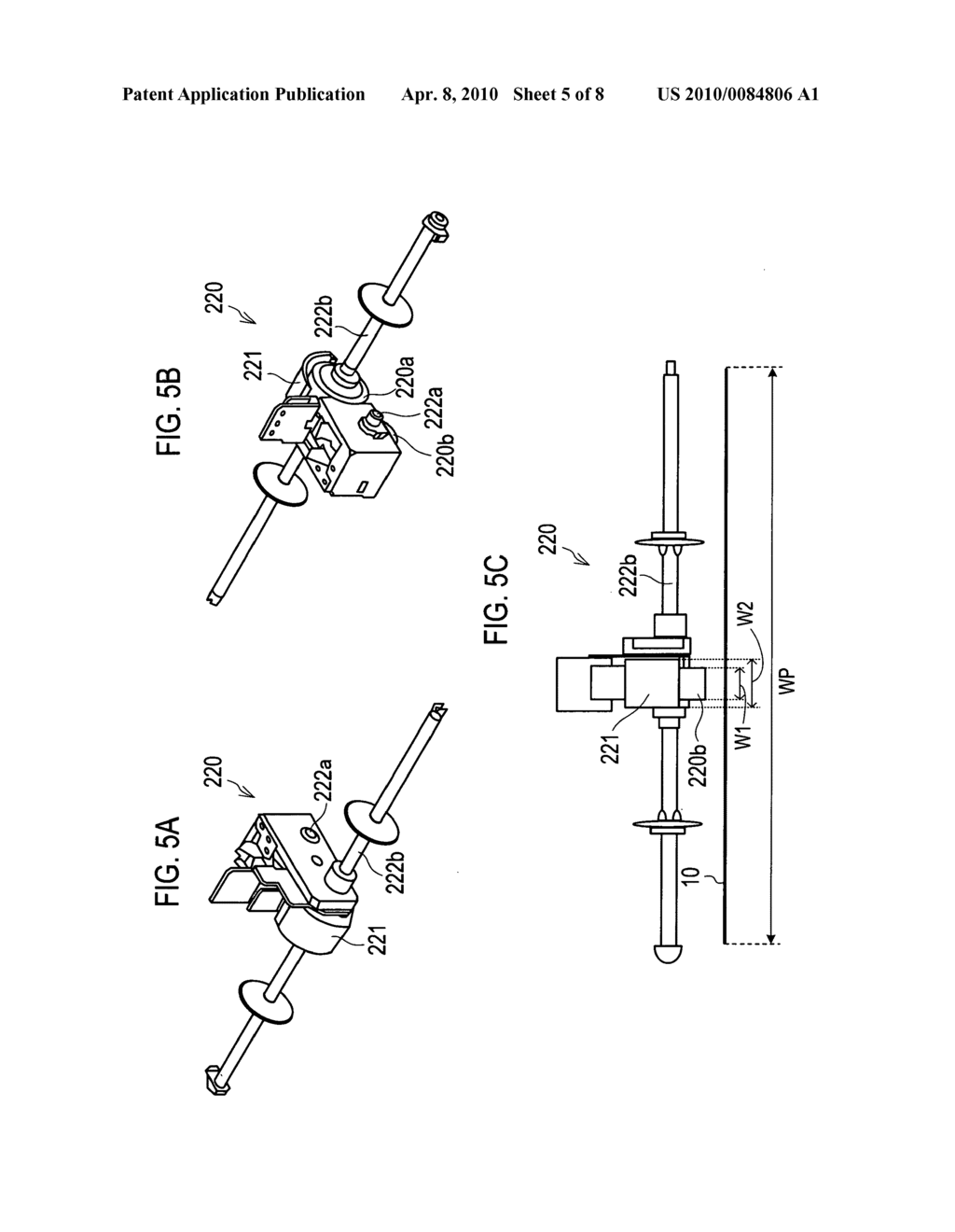 Paper feed unit for printer - diagram, schematic, and image 06