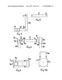 Temporary single arm adjustable goose neck hitch system diagram and image