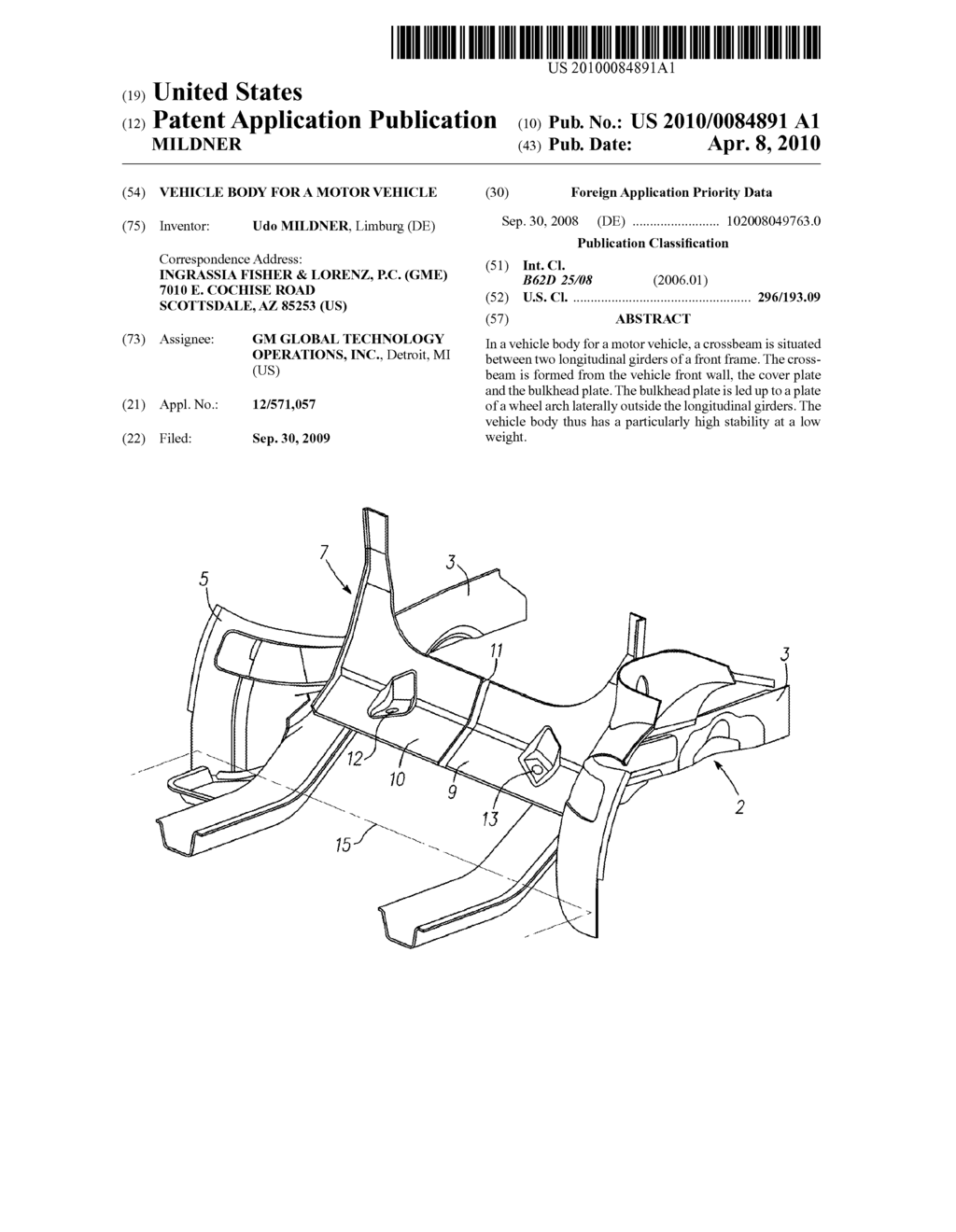 VEHICLE BODY FOR A MOTOR VEHICLE - diagram, schematic, and image 01