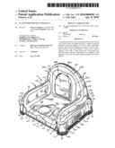 Plastic booster seat apparatus diagram and image