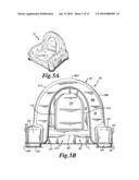 Plastic booster seat apparatus diagram and image