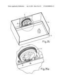 PIECE OF FURNITURE AND DEVICE FOR PUSHING OUT A FURNITURE PART diagram and image