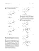 MATERIAL FOR ORGANIC ELECTROLUMINESCENCE DEVICE AND ELECTROLUMINESCENCE DEVICE EMPLOYING THE SAME diagram and image