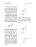 MATERIAL FOR ORGANIC ELECTROLUMINESCENCE DEVICE AND ELECTROLUMINESCENCE DEVICE EMPLOYING THE SAME diagram and image