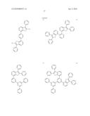 MATERIAL FOR ORGANIC ELECTROLUMINESCENCE DEVICE AND ELECTROLUMINESCENCE DEVICE EMPLOYING THE SAME diagram and image