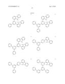 MATERIAL FOR ORGANIC ELECTROLUMINESCENCE DEVICE AND ELECTROLUMINESCENCE DEVICE EMPLOYING THE SAME diagram and image