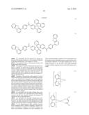 MATERIAL FOR ORGANIC ELECTROLUMINESCENCE DEVICE AND ELECTROLUMINESCENCE DEVICE EMPLOYING THE SAME diagram and image