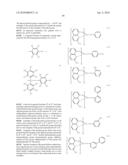 MATERIAL FOR ORGANIC ELECTROLUMINESCENCE DEVICE AND ELECTROLUMINESCENCE DEVICE EMPLOYING THE SAME diagram and image