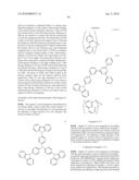 MATERIAL FOR ORGANIC ELECTROLUMINESCENCE DEVICE AND ELECTROLUMINESCENCE DEVICE EMPLOYING THE SAME diagram and image